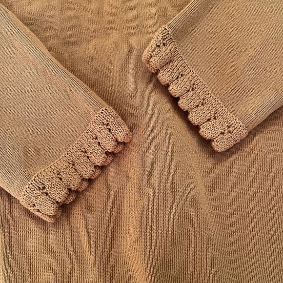 Nanette Lepore Tan Knit Sweater - Picture 8 of 9